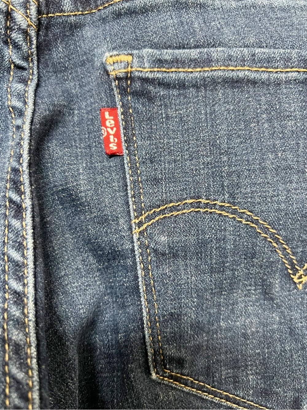 Levis Womens Dark Wash Classic Denim Casual Mid Rise Bermuda Shorts Size 30 - Picture 5 of 9